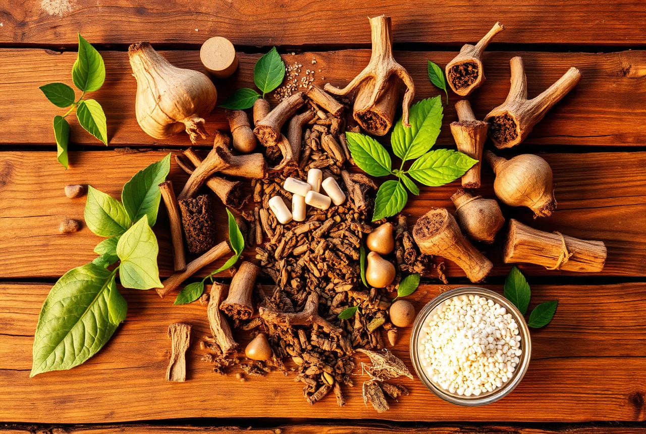 Traditional African herbs and natural remedies